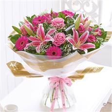 Large Mother&#39;s Day Pink Radiance Hand-tied
