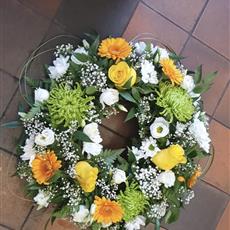 Florist choice funeral wreath medium
