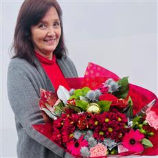 Sleigh Ride Hand Tie Chosen by Michelle