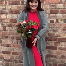 Christmas Cracker Vase by Michelle